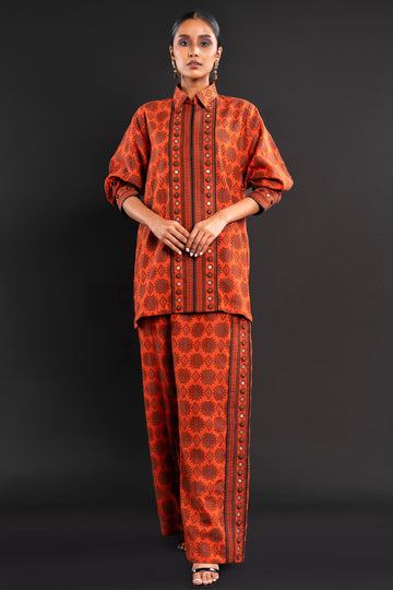 Alkaram Studio FC-C-15C-24-Rust Online Shopping